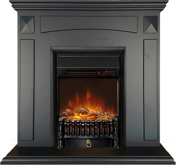 Каминокомплект Смолком Viking STD-ASP Fobos FX M Black RC - фото