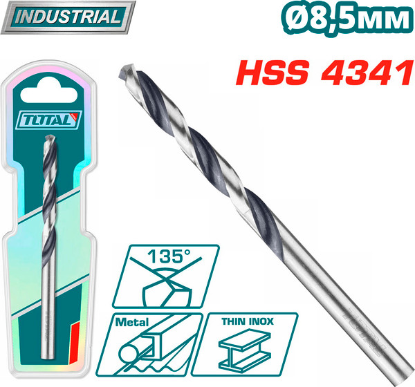 Сверло TOTAL HSS 8.5мм / TAC1200854