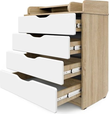 Комод пеленальный Атон Сириус-2 Wood 804 ПВХ