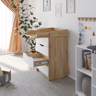 Комод пеленальный Атон Сириус Wood 604 ПВХ