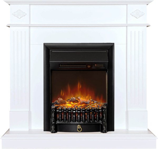 Каминокомплект Смолком Brighton STD-ASP Fobos FX M Black RC - фото