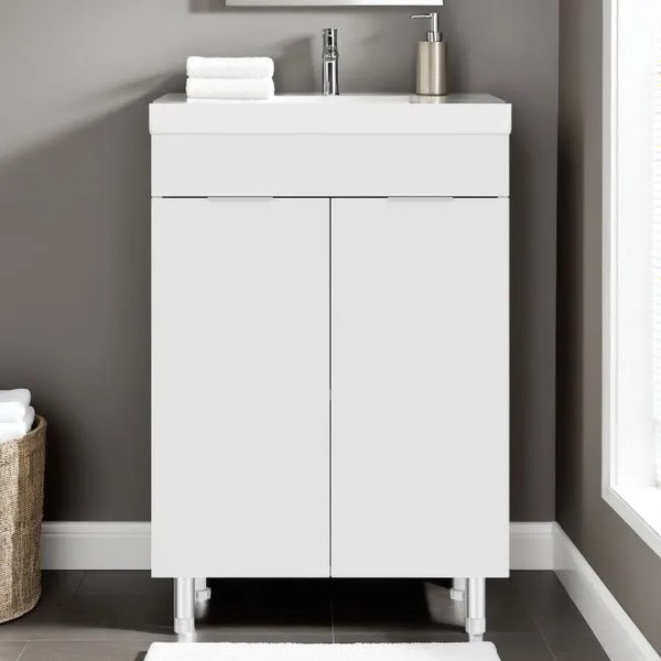 Тумба под умывальник Акваль Калипсо / АК.60.25.00.N - фото