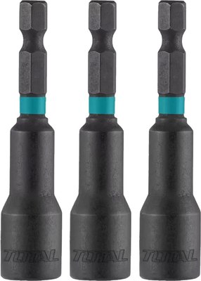 Набор головок слесарных TOTAL 10,13,14x65мм / TAC2703431 - фото
