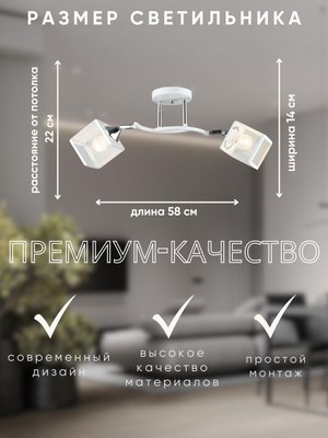 Спот Aitin-Pro НПБ 02-2x60-101 / N6105/2