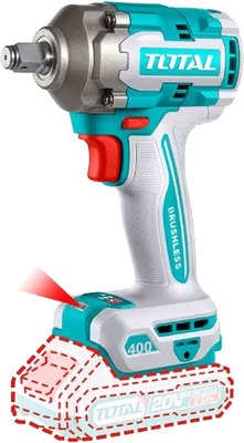 Аккумуляторный гайковерт TOTAL TIWLI20401 + Фонарь TWLI35261 / TOSLI23048 - фото