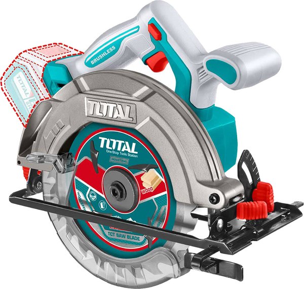 Дисковая пила TOTAL Пила циркулярная TOTAL TSLI1652 - фото