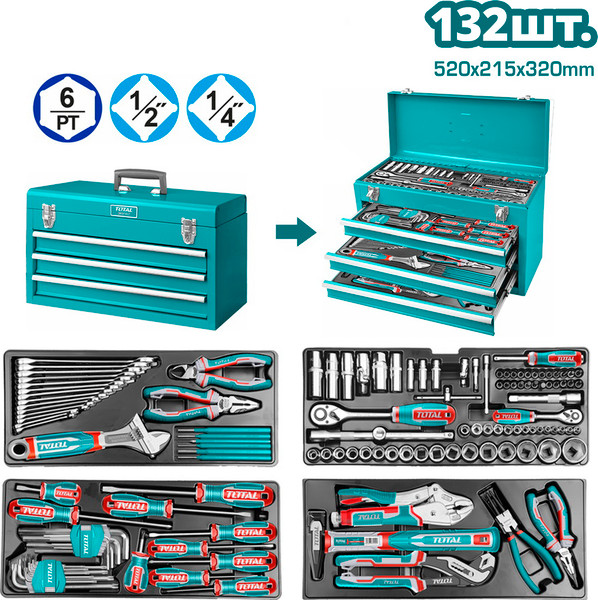 Универсальный набор инструментов TOTAL THPTCS71321