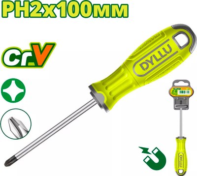 Отвертка DYLLU PH2x100мм / DTSD2224
