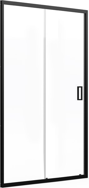 Душевая дверь Domani-Spa DoorCube 110x190 / DS04DCb110L0Cl00.Gt-Black - фото