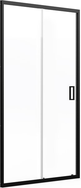 Душевая дверь Domani-Spa DoorCube 100x190 / DS04DCb100L0Cl00.Gt-Black - фото