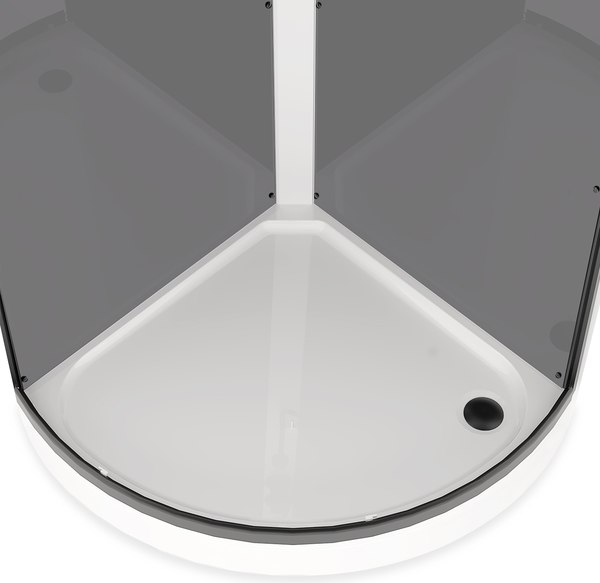 Душевая кабина Domani-Spa Simple 100x100 / DS01Sm110LGrCl00.Gt-V1.2-Black