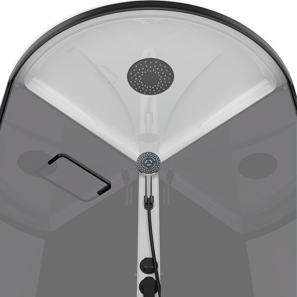 Душевая кабина Domani-Spa Simple 100x100 / DS01Sm110LGrCl00.Gt-V1.2-Black