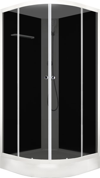 Душевая кабина Domani-Spa Eco Delight Slim 88 80x80 / DS01EcDS88LBT00 - фото