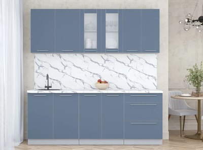 Кухонный гарнитур Интерлиния Мила Пластик 2.1 Б