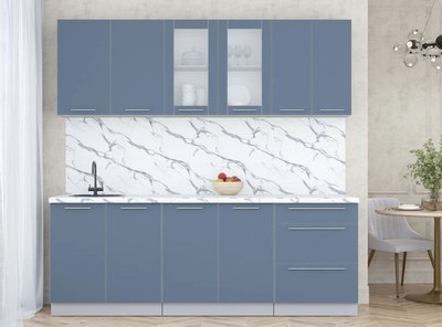 Кухонный гарнитур Интерлиния Мила Пластик 2.2 Б