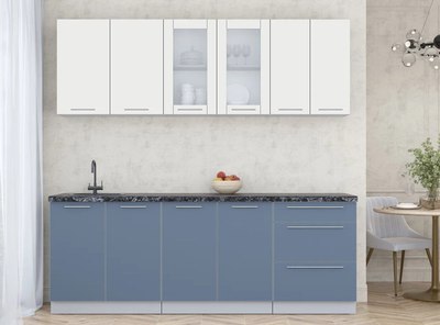 Кухонный гарнитур Интерлиния Мила Пластик 2.2 Б