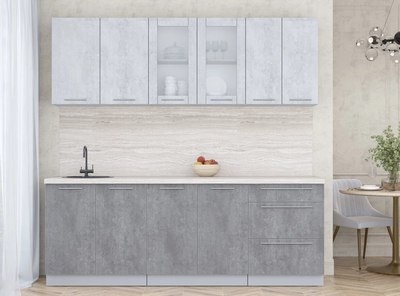 Кухонный гарнитур Интерлиния Мила Пластик 2.2 Б