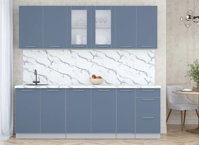 Кухонный гарнитур Интерлиния Мила Пластик 2.3 Б