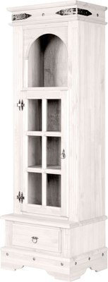 Шкаф-пенал с витриной ФанДОК Викинг 04 Ф-181.26 - фото