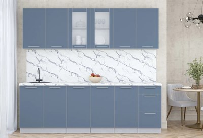 Кухонный гарнитур Интерлиния Мила Пластик 2.4 Б