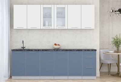 Кухонный гарнитур Интерлиния Мила Пластик 2.4 Б