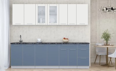 Кухонный гарнитур Интерлиния Мила Пластик 2.6 Б