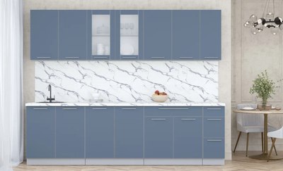 Кухонный гарнитур Интерлиния Мила Пластик 2.7 Б