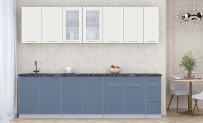 Кухонный гарнитур Интерлиния Мила Пластик 2.7 Б