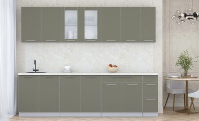 Кухонный гарнитур Интерлиния Мила Пластик 2.7 Б