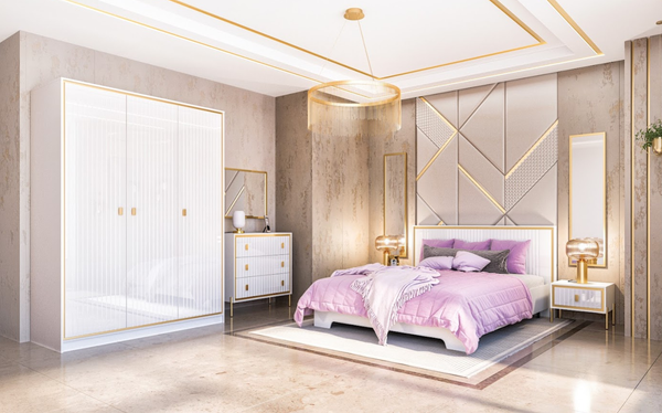 Двуспальная кровать Мебель-Неман Люксор МН-042-19