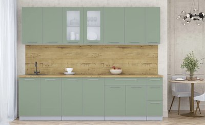 Кухонный гарнитур Интерлиния Мила Пластик 2.7 Б