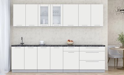 Кухонный гарнитур Интерлиния Мила Пластик 2.9 Б