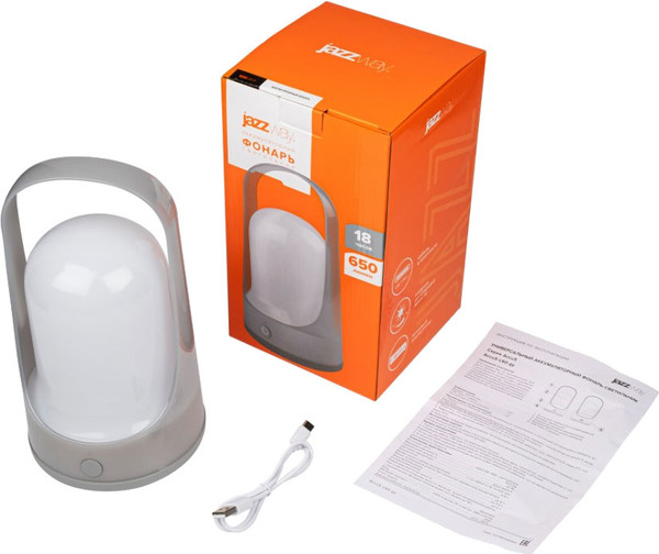 Фонарь JAZZway Accu5-L60-gy / 5058323