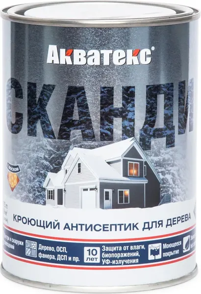 Антисептик для древесины Акватекс Сканди - фото