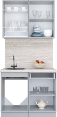 Кухонный гарнитур Интерлиния Мила Пластик 1.0 В