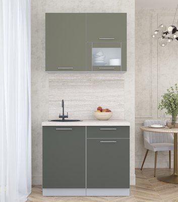 Кухонный гарнитур Интерлиния Мила Пластик 1.0 В