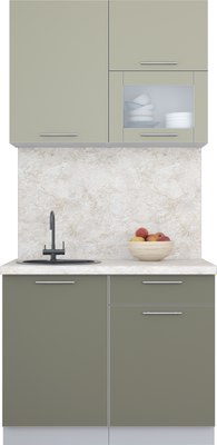 Кухонный гарнитур Интерлиния Мила Пластик 1.0 В - фото