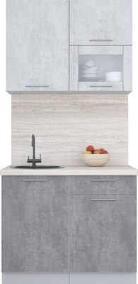 Кухонный гарнитур Интерлиния Мила Пластик 1.0 В - фото