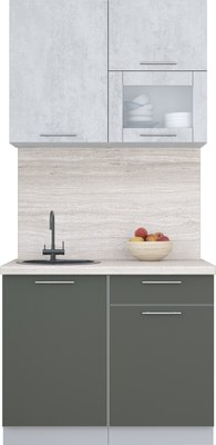 Кухонный гарнитур Интерлиния Мила Пластик 1.0 В - фото