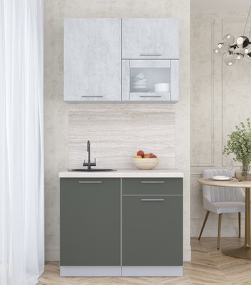 Кухонный гарнитур Интерлиния Мила Пластик 1.0 В