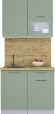 Кухонный гарнитур Интерлиния Мила Пластик 1.0 В - фото