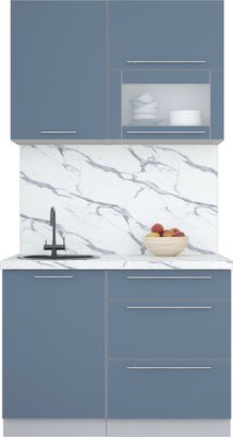 Кухонный гарнитур Интерлиния Мила Пластик 1.1 В - фото