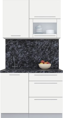 Кухонный гарнитур Интерлиния Мила Пластик 1.1 В - фото
