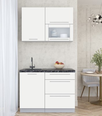 Кухонный гарнитур Интерлиния Мила Пластик 1.1 В