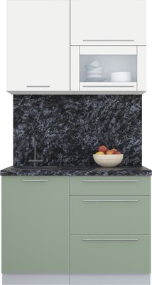 Кухонный гарнитур Интерлиния Мила Пластик 1.1 В - фото