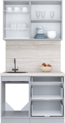 Кухонный гарнитур Интерлиния Мила Пластик 1.1 В