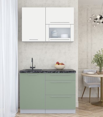 Кухонный гарнитур Интерлиния Мила Пластик 1.1 В