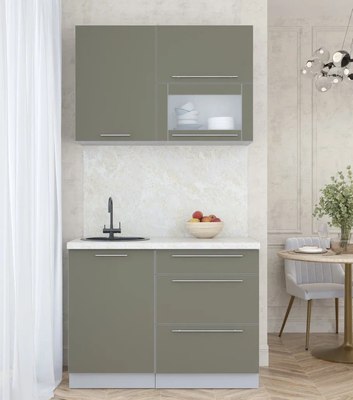 Кухонный гарнитур Интерлиния Мила Пластик 1.1 В