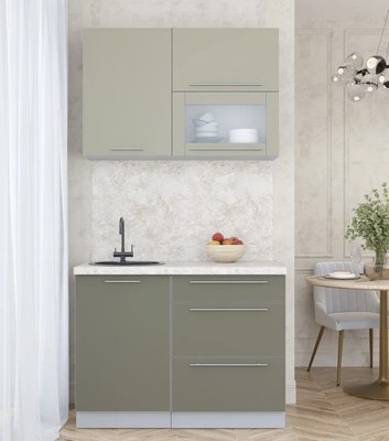 Кухонный гарнитур Интерлиния Мила Пластик 1.1 В