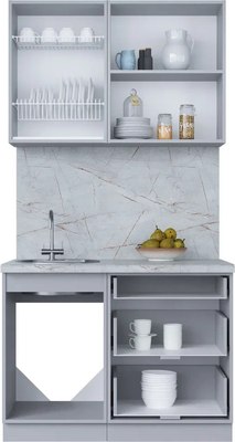 Кухонный гарнитур Интерлиния Мила Пластик 1.1 В